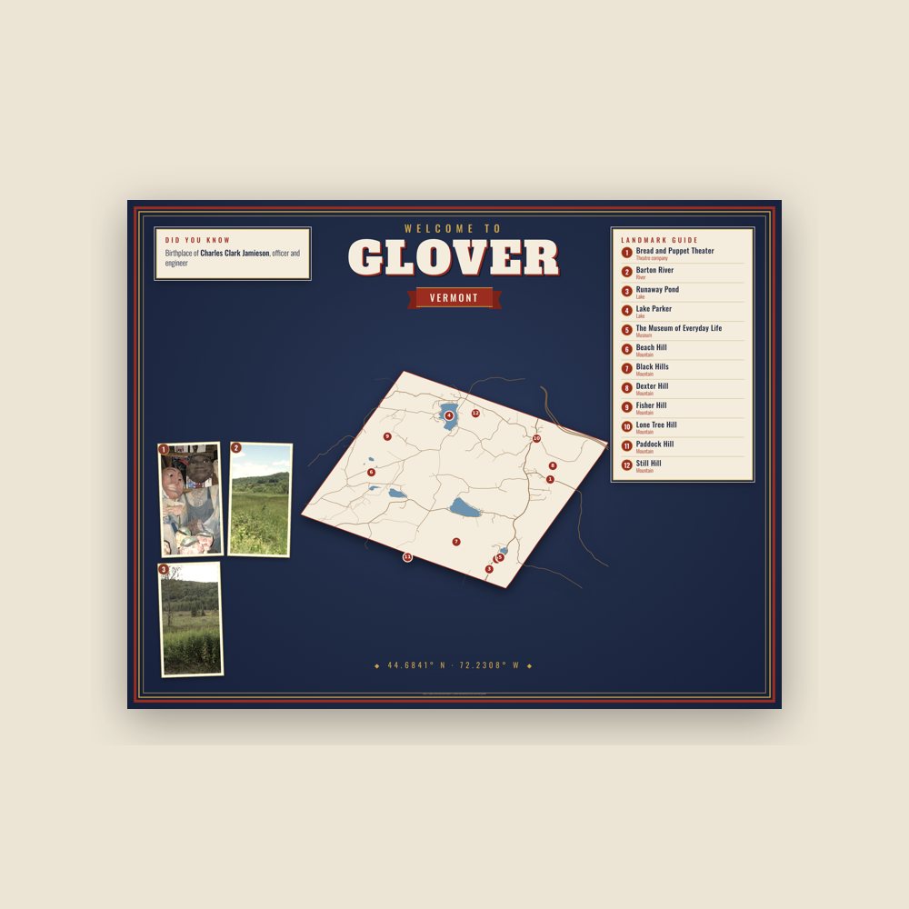 Glover Map Placemat