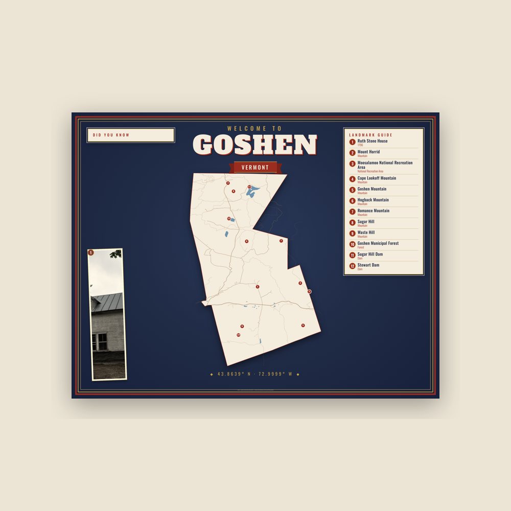 Goshen Map Placemat