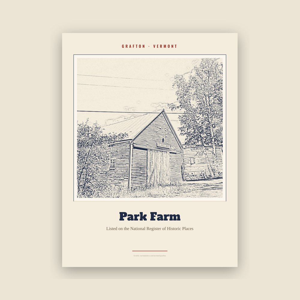 Grafton Park Farm Landmark Print