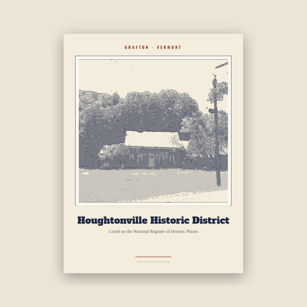 Grafton Houghtonville Historic District Landmark Print