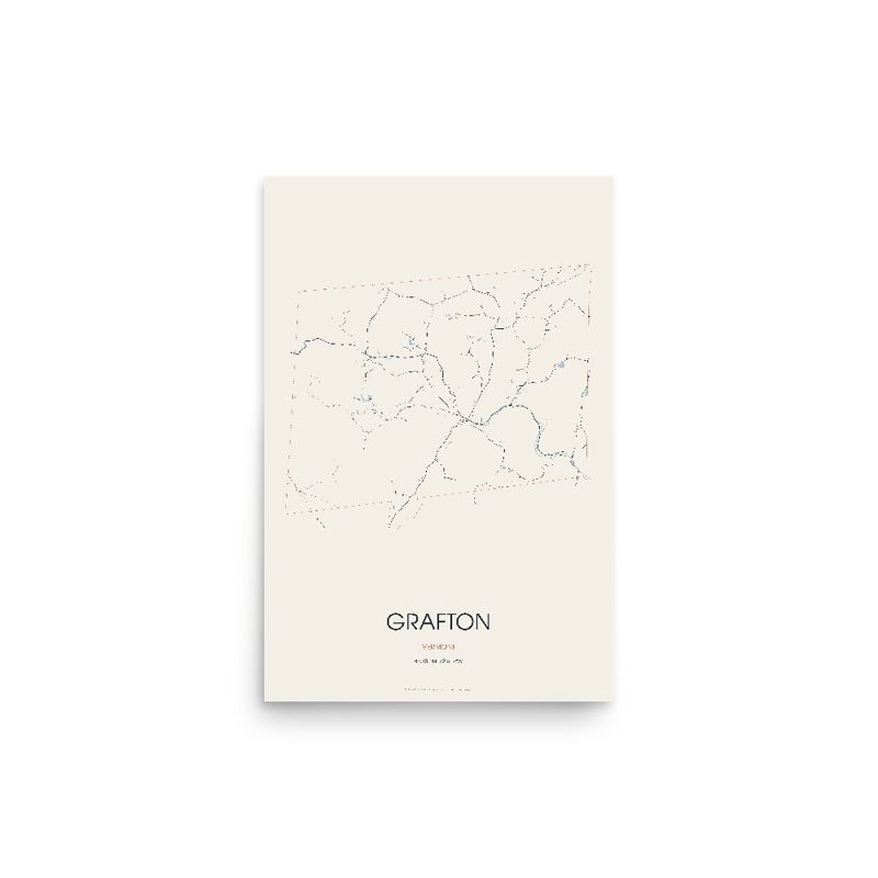 Grafton Street Map Poster · Linen