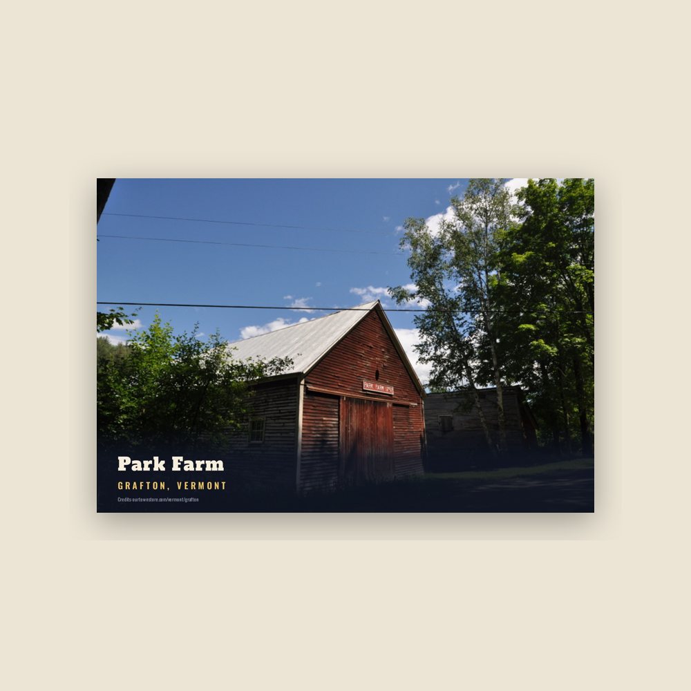 Grafton Park Farm Postcard