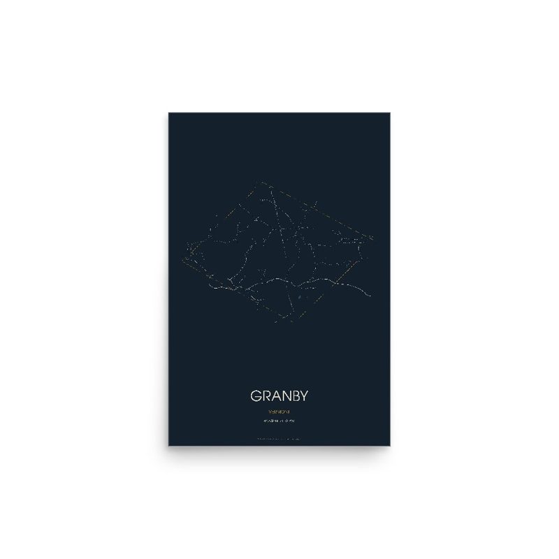 Granby Street Map Poster · Midnight