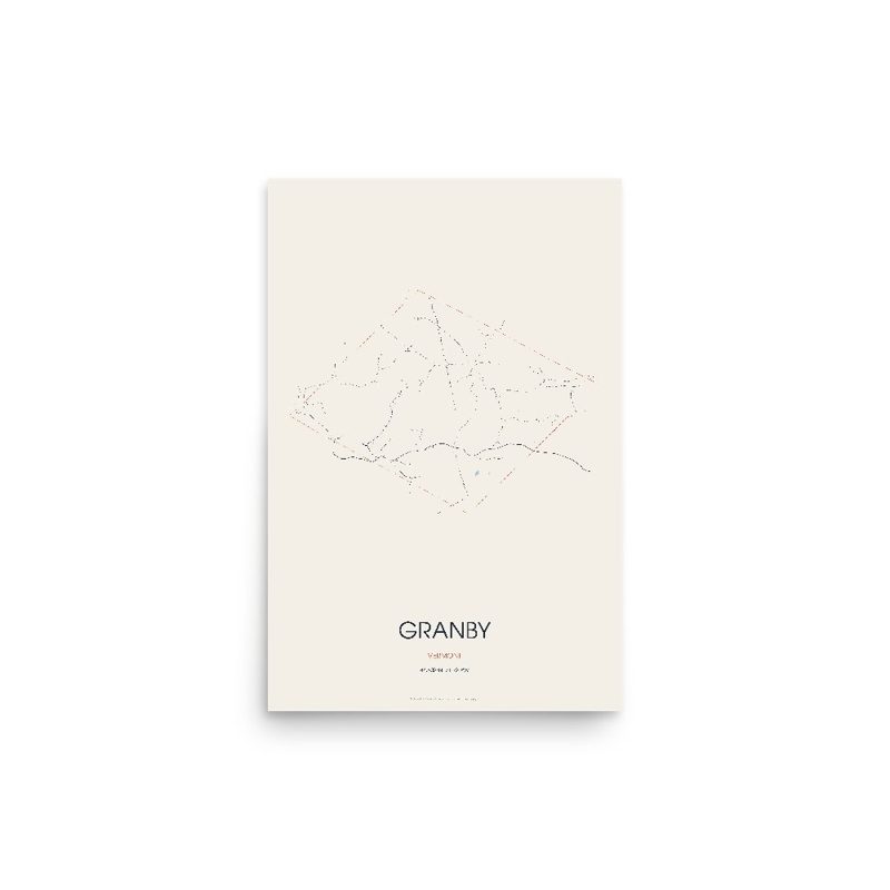 Granby Street Map Poster · Linen