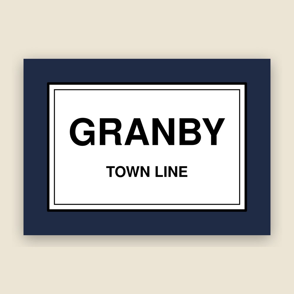 Granby Town Line Mug