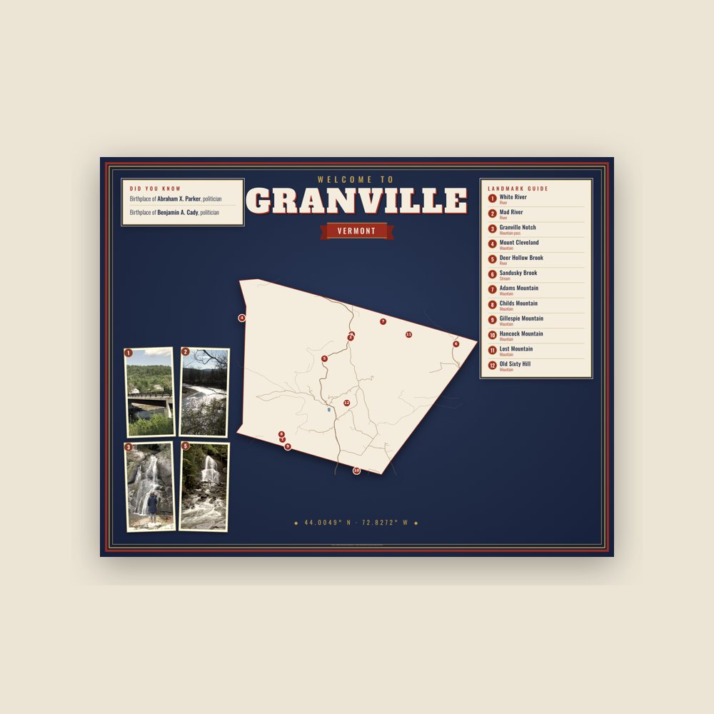 Granville Map Placemat