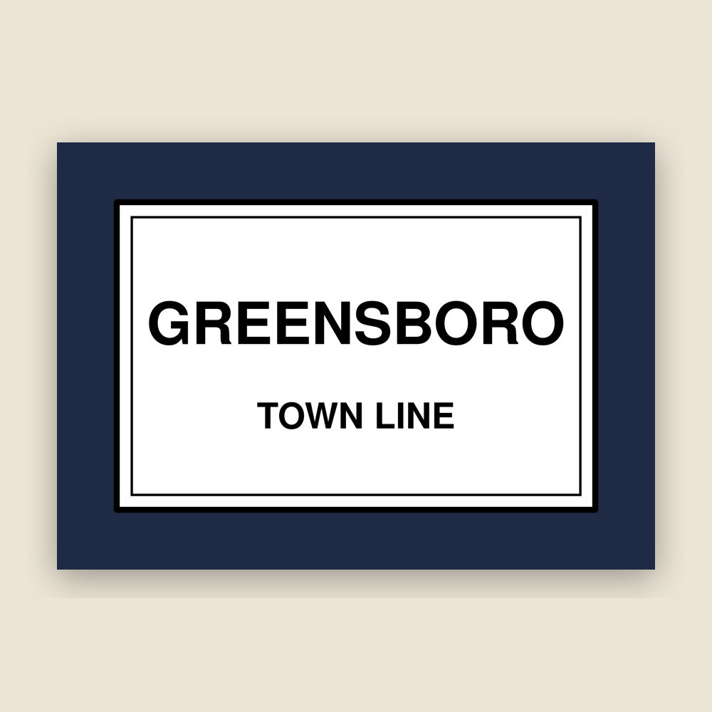 Greensboro Cork Coaster