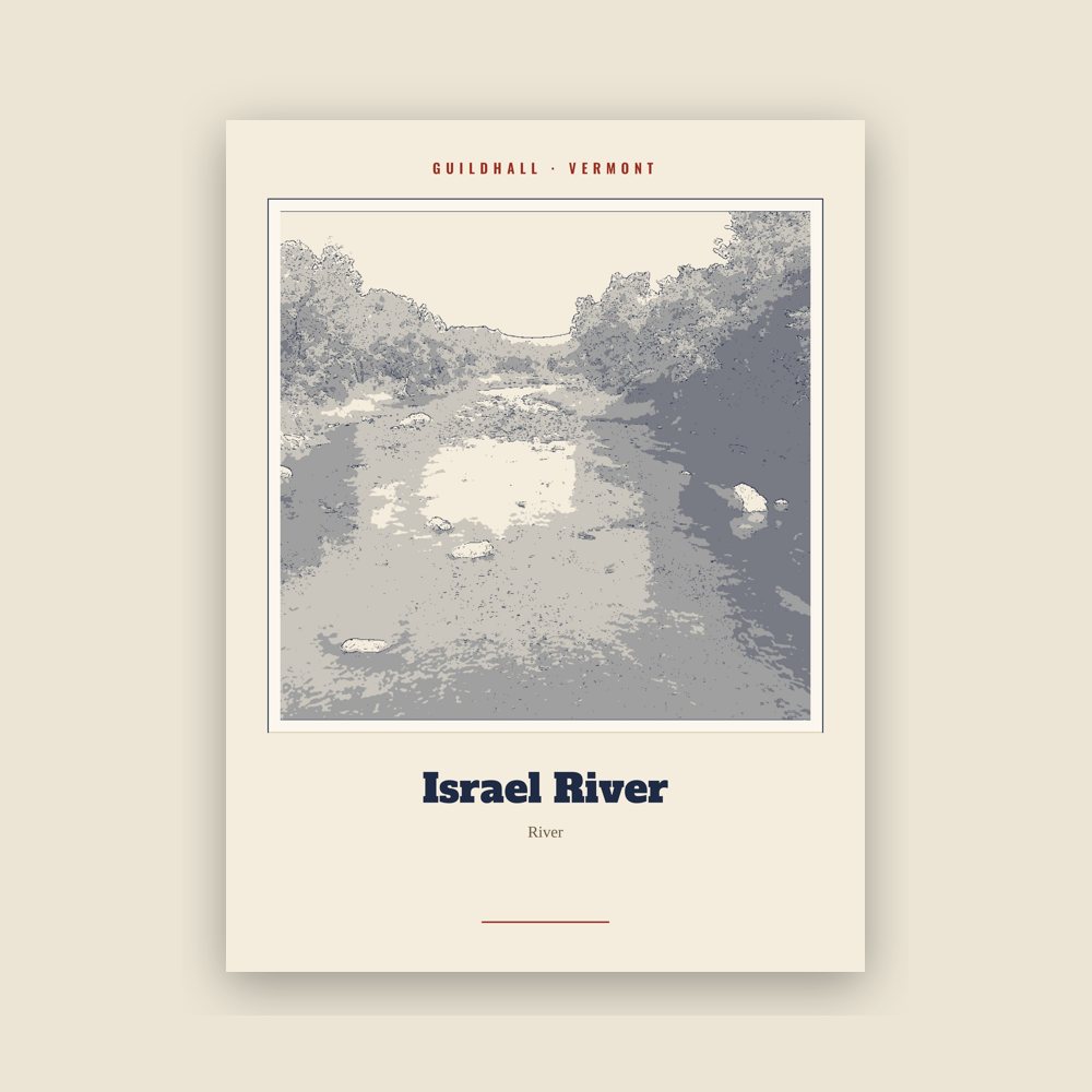 Guildhall Israel River Landmark Print