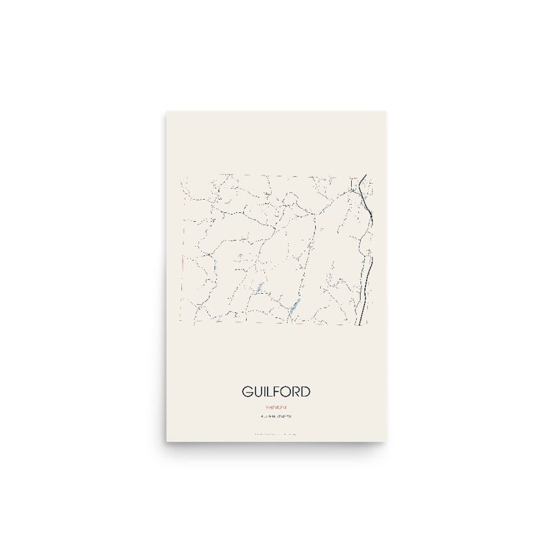 Guilford Street Map Poster · Linen