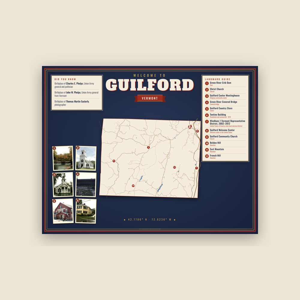 Guilford Map Placemat