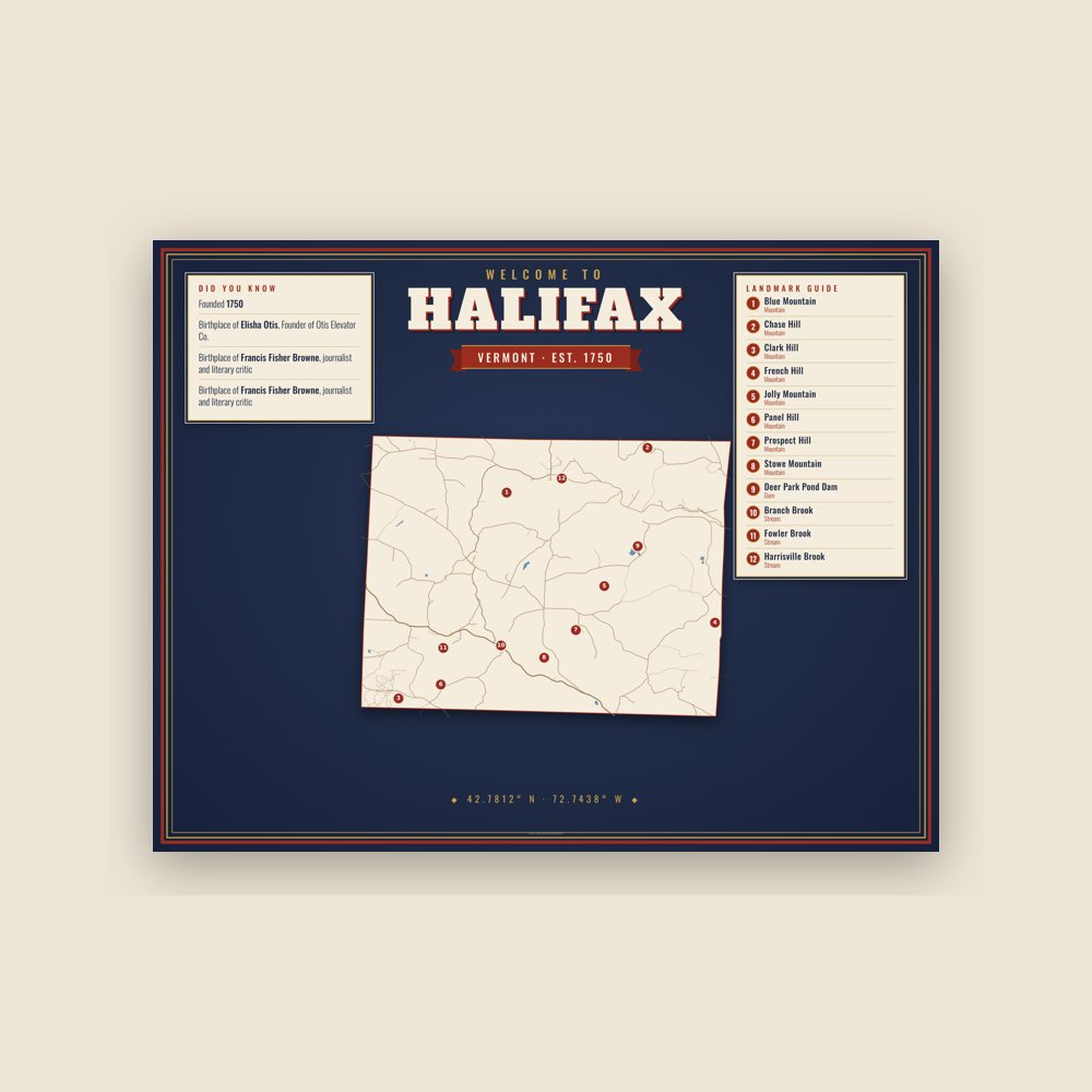 Halifax Map Placemat
