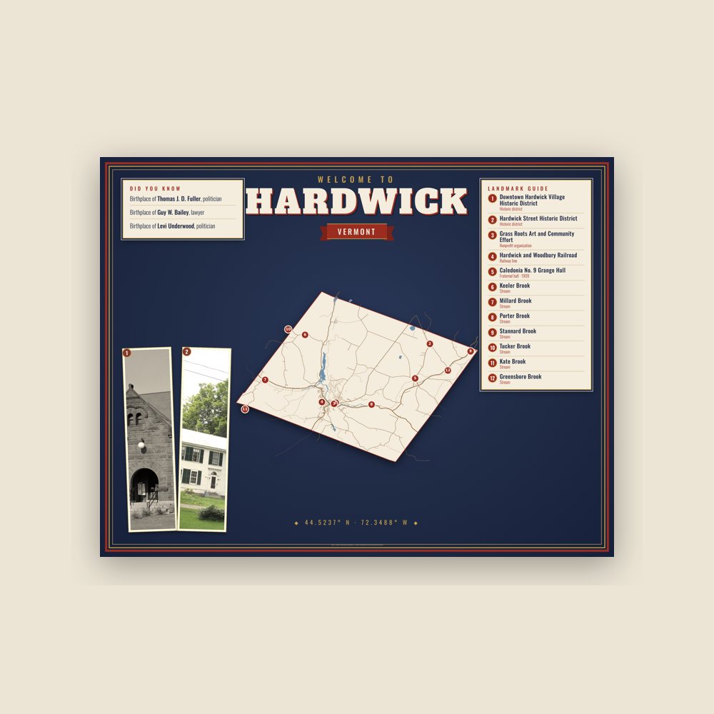 Hardwick Map Placemat