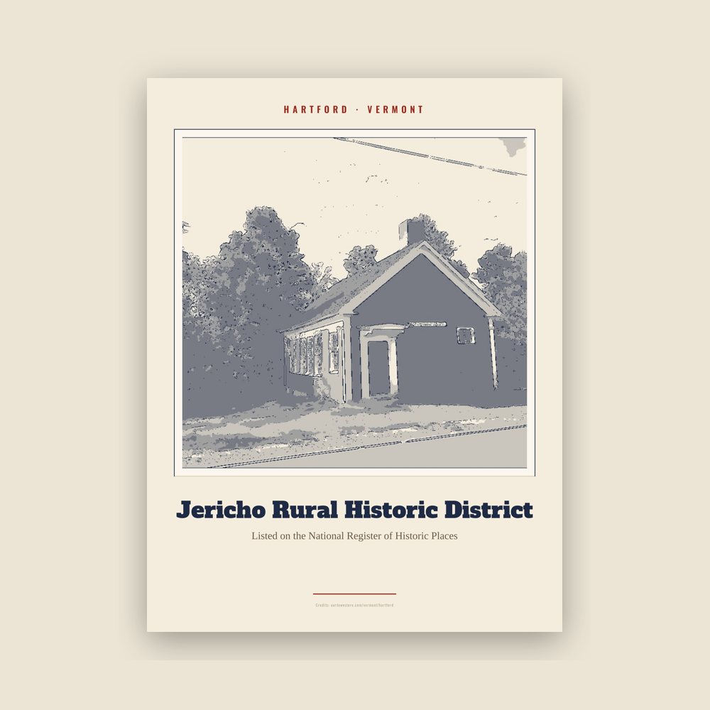Hartford Jericho Rural Historic District Landmark Print