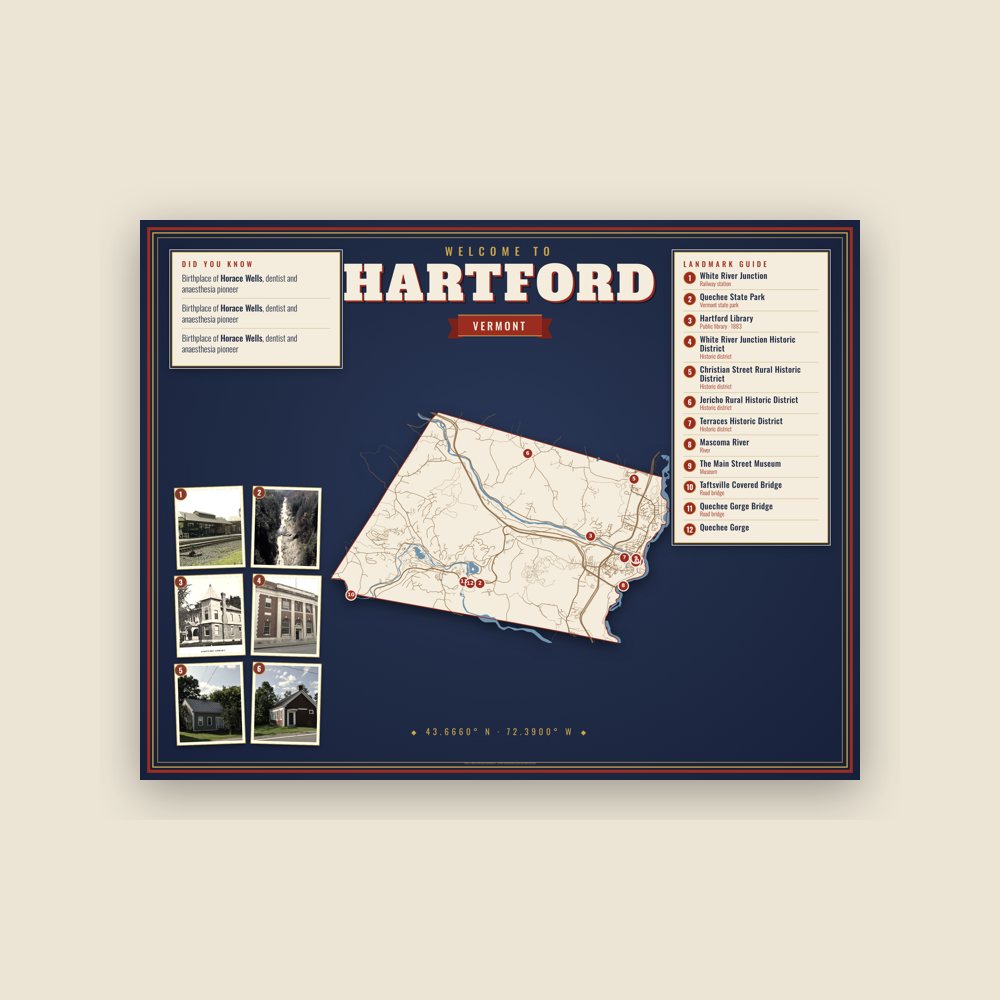 Hartford Map Placemat