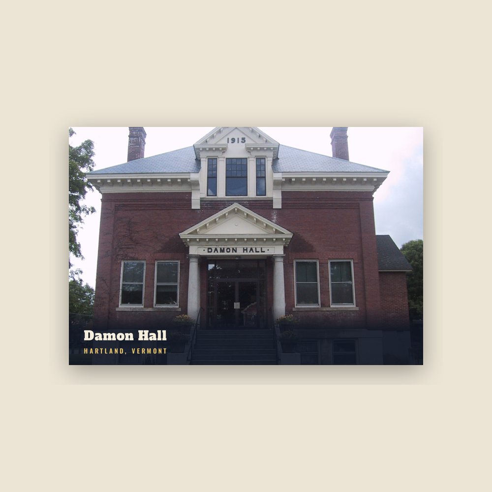 Hartland Damon Hall Postcard