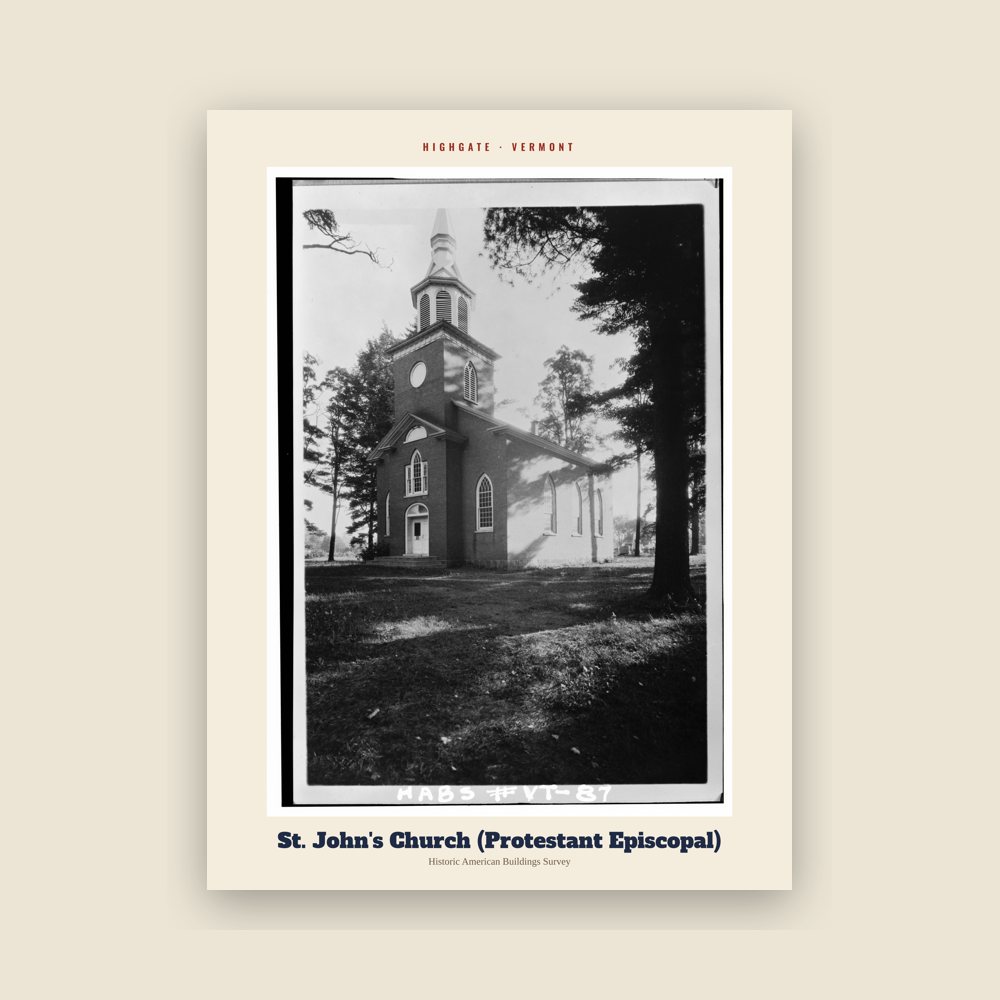 Highgate St. John's Church (Protestant Episcopal) Archive Print