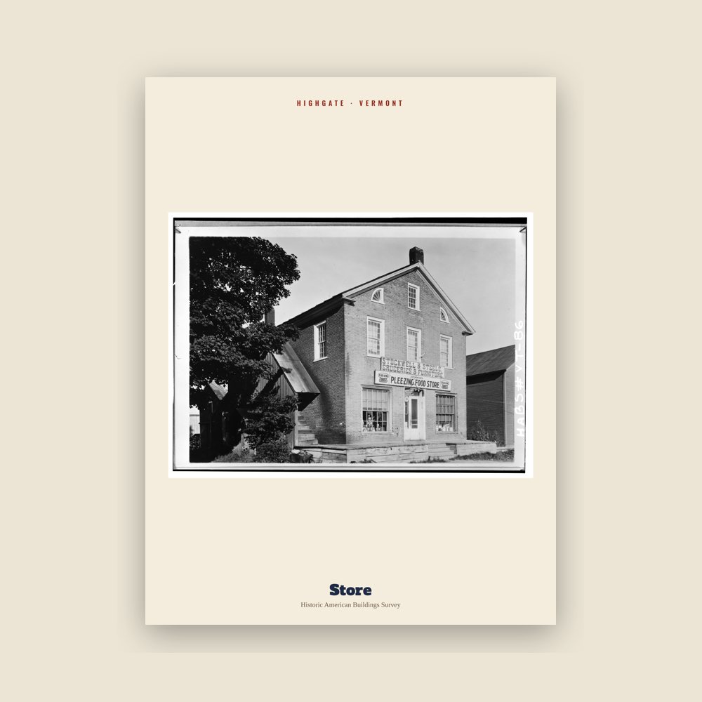 Highgate Store Archive Print