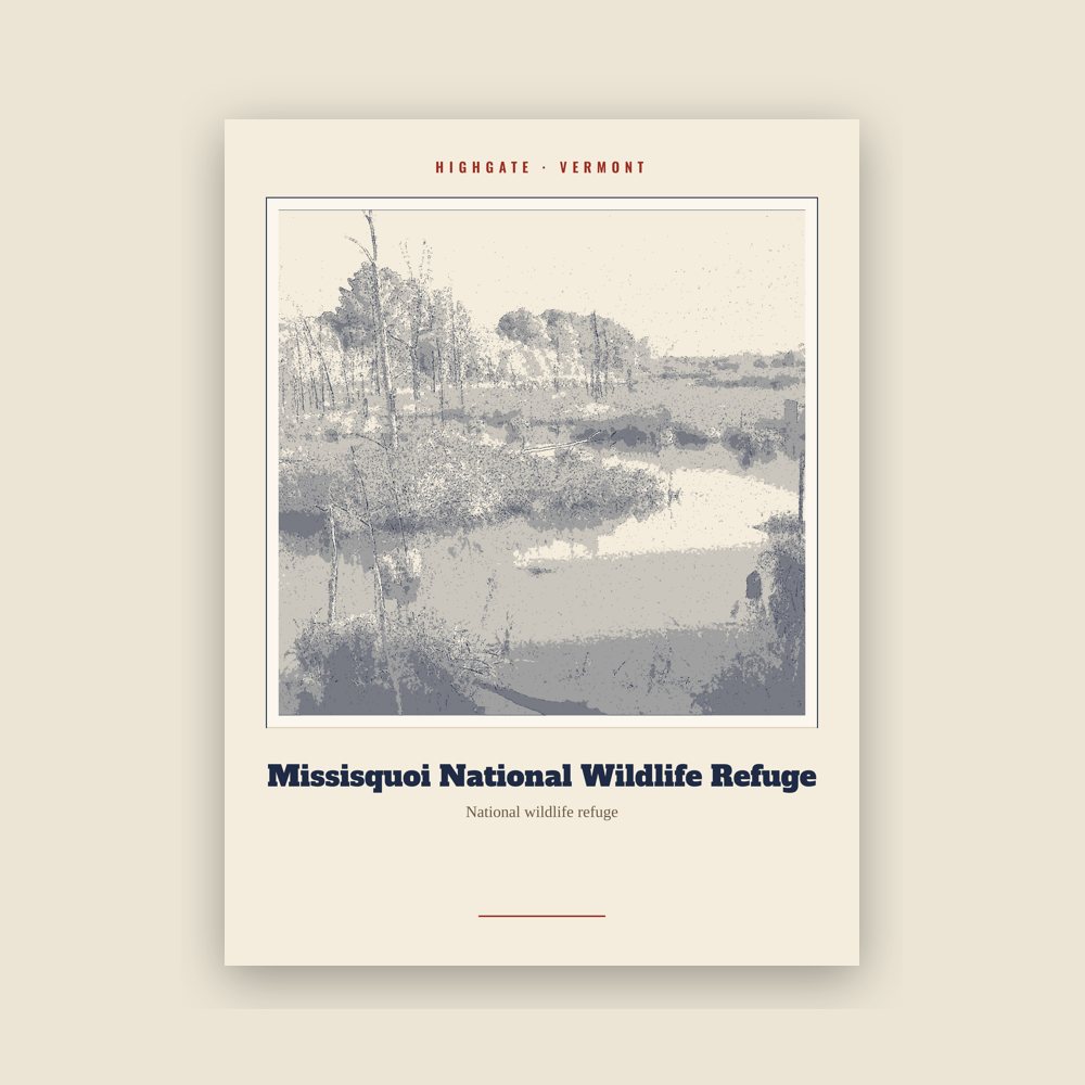Highgate Missisquoi National Wildlife Refuge Landmark Print