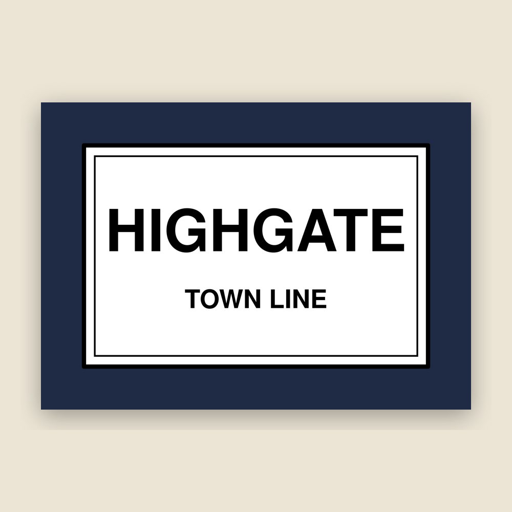 Highgate Town Line Mug