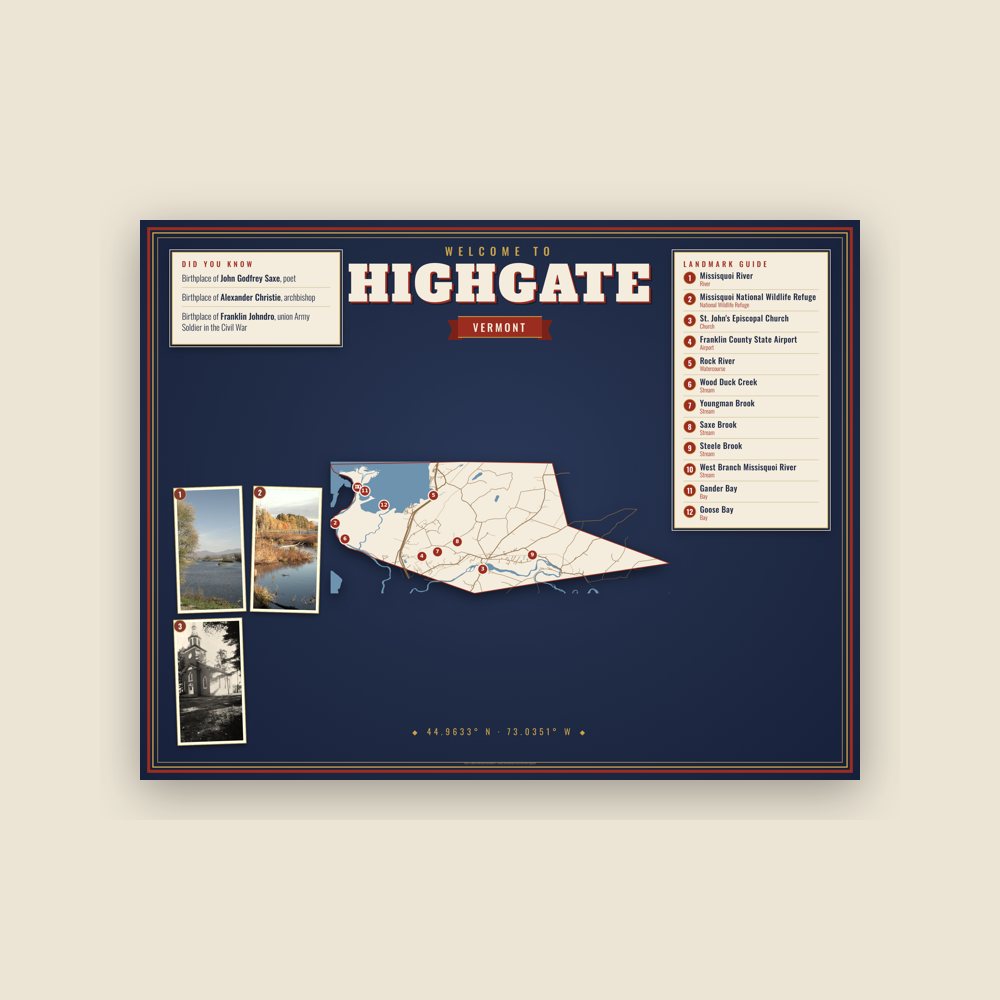 Highgate Map Placemat