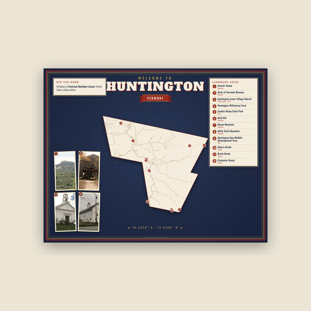 Huntington Map Placemat