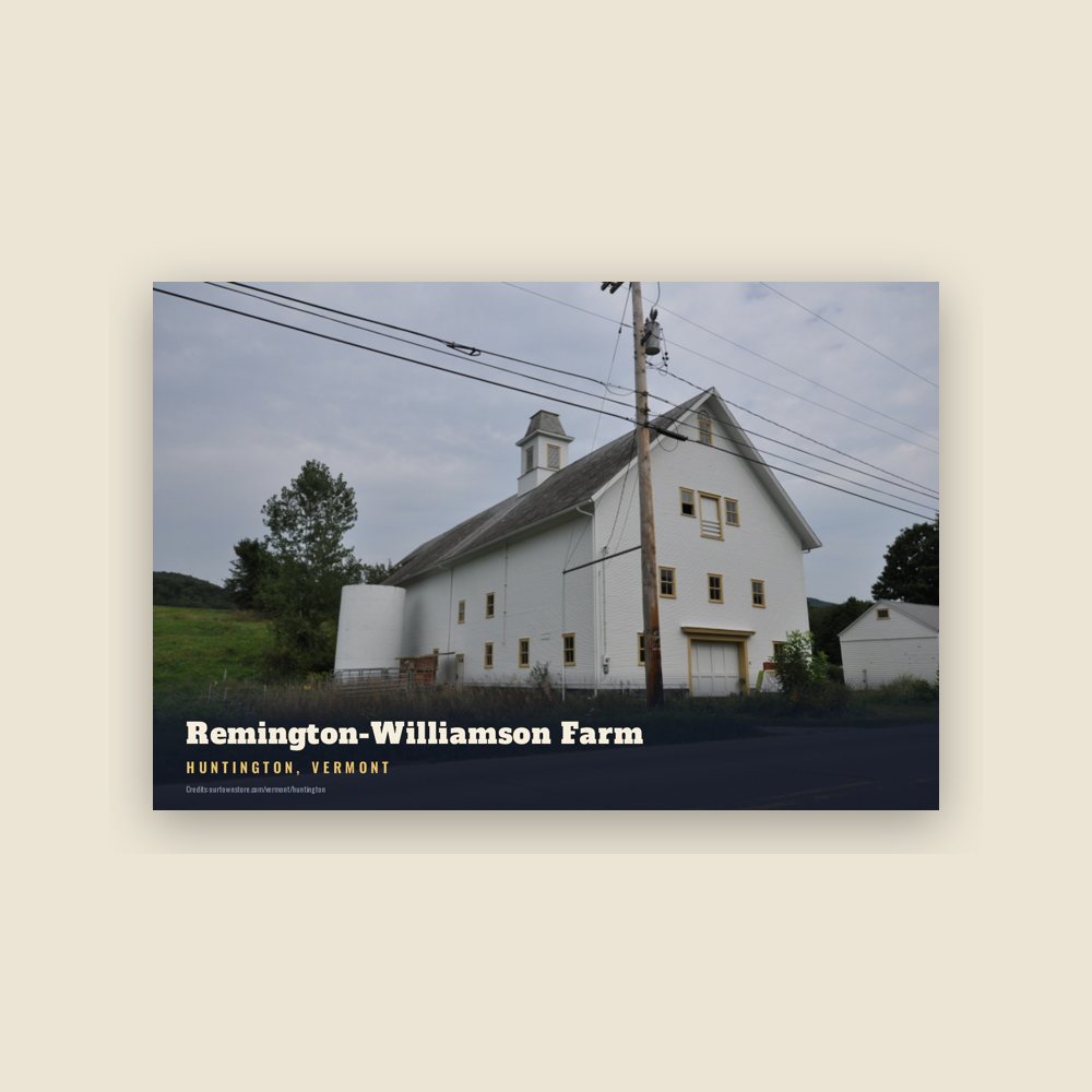 Huntington Remington-Williamson Farm Postcard