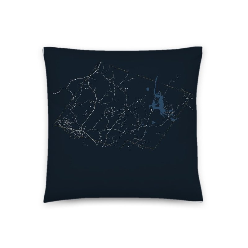 Hyde Park Map Throw Pillow