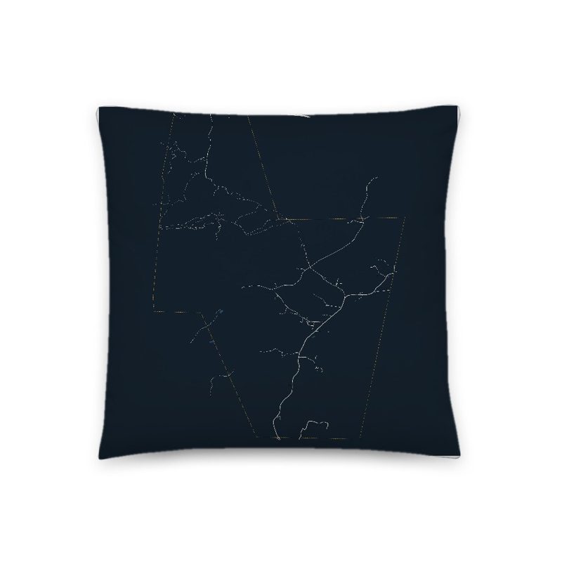 Ira Map Throw Pillow