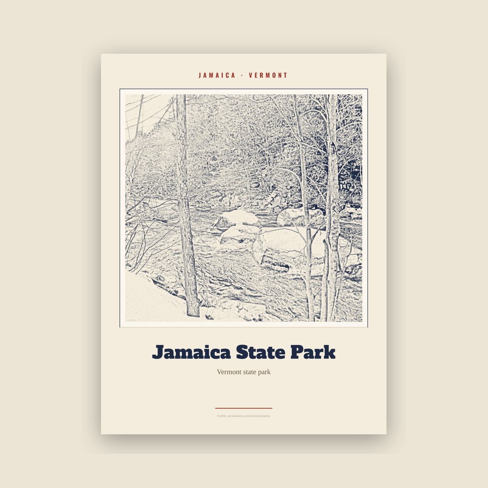Jamaica Jamaica State Park Landmark Print