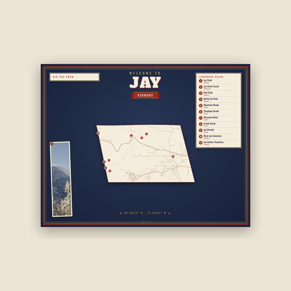 Jay Map Placemat