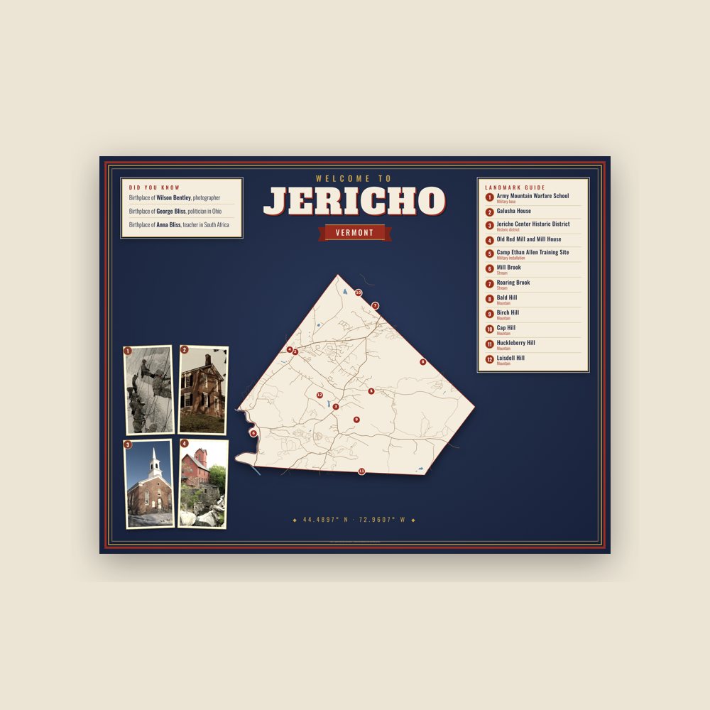 Jericho Map Placemat