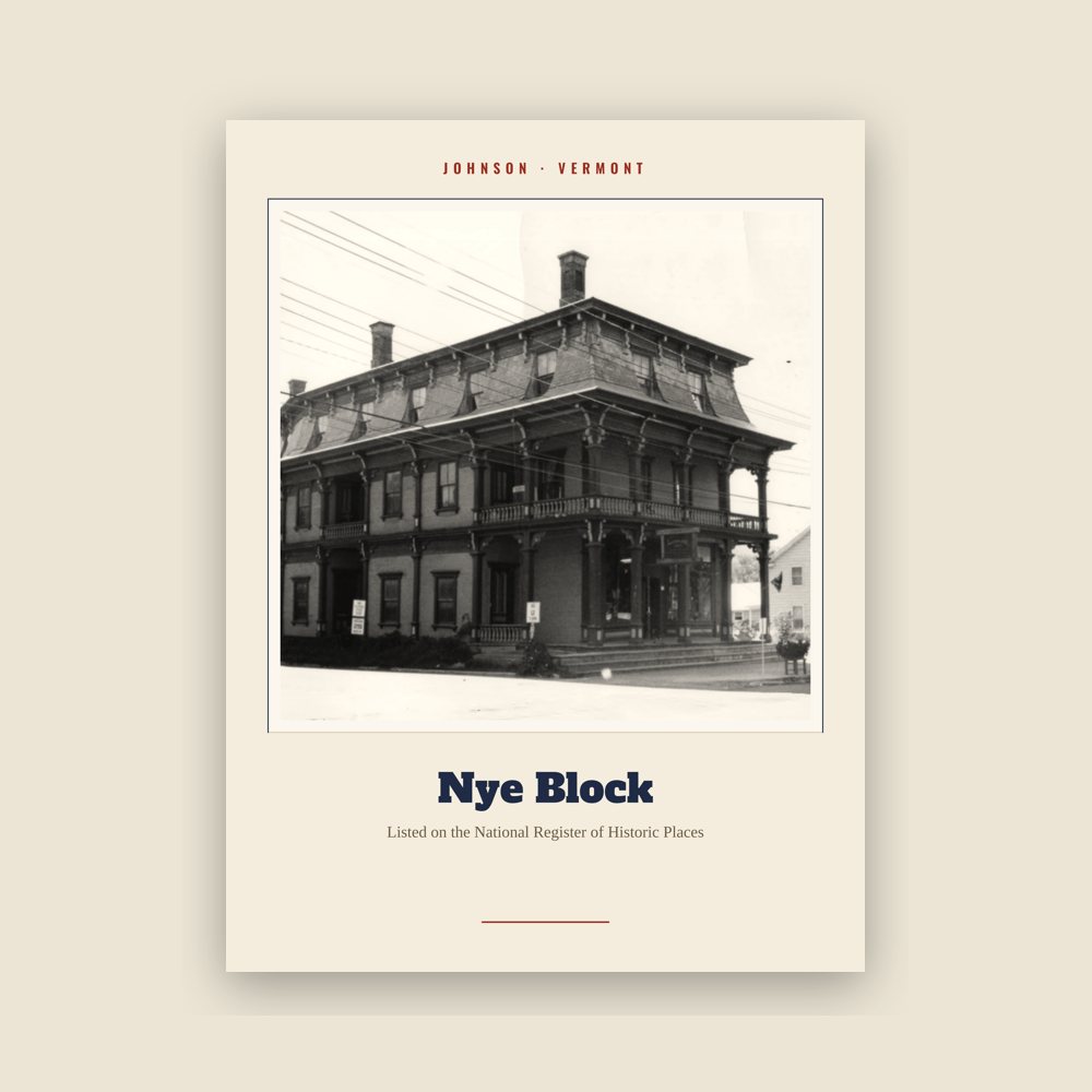 Johnson Nye Block Landmark Print