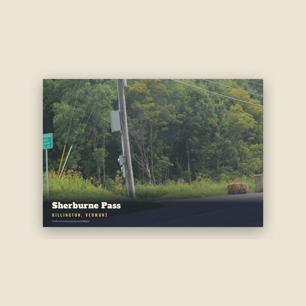 Killington Sherburne Pass Postcard