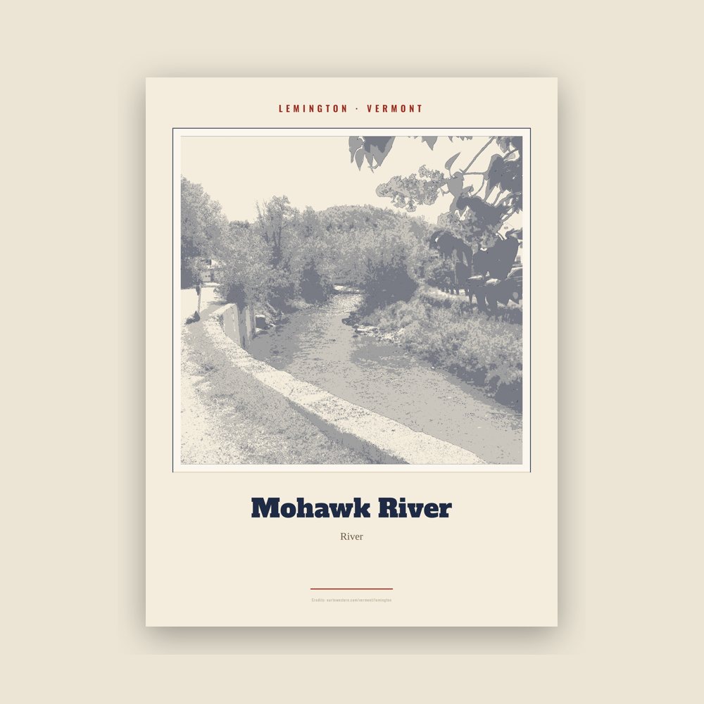Lemington Mohawk River Landmark Print