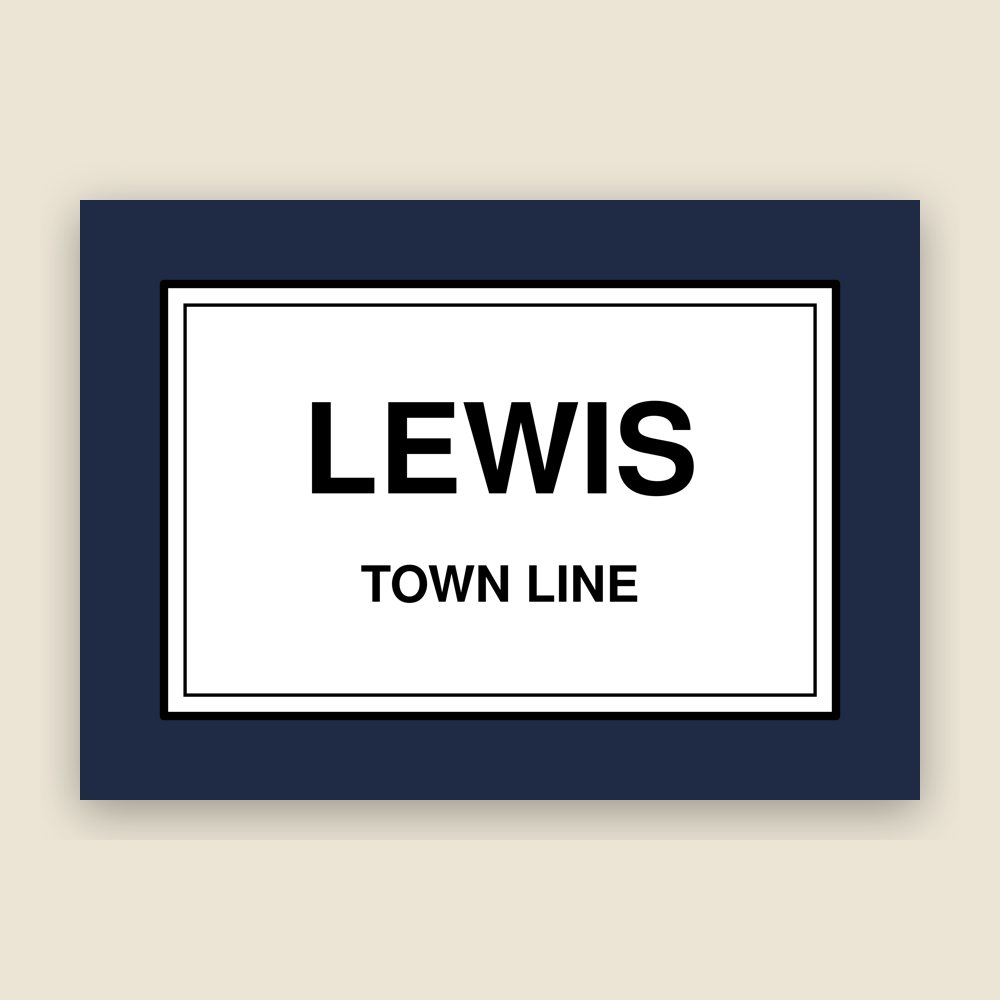 Lewis Town Line Mug