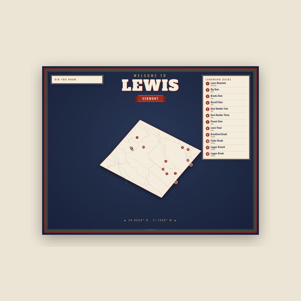 Lewis Map Placemat