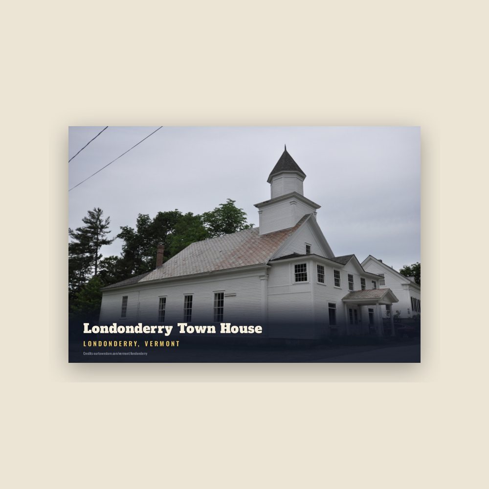Londonderry Londonderry Town House Postcard
