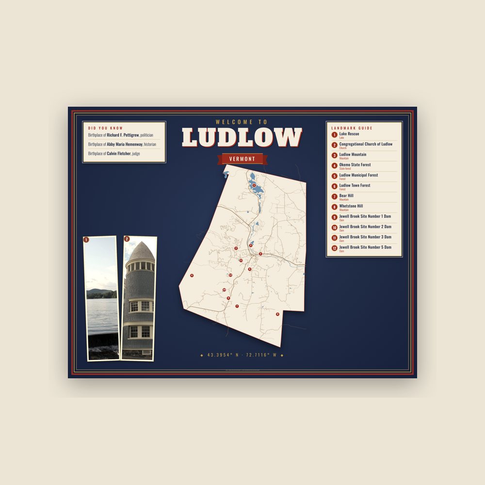 Ludlow Map Placemat
