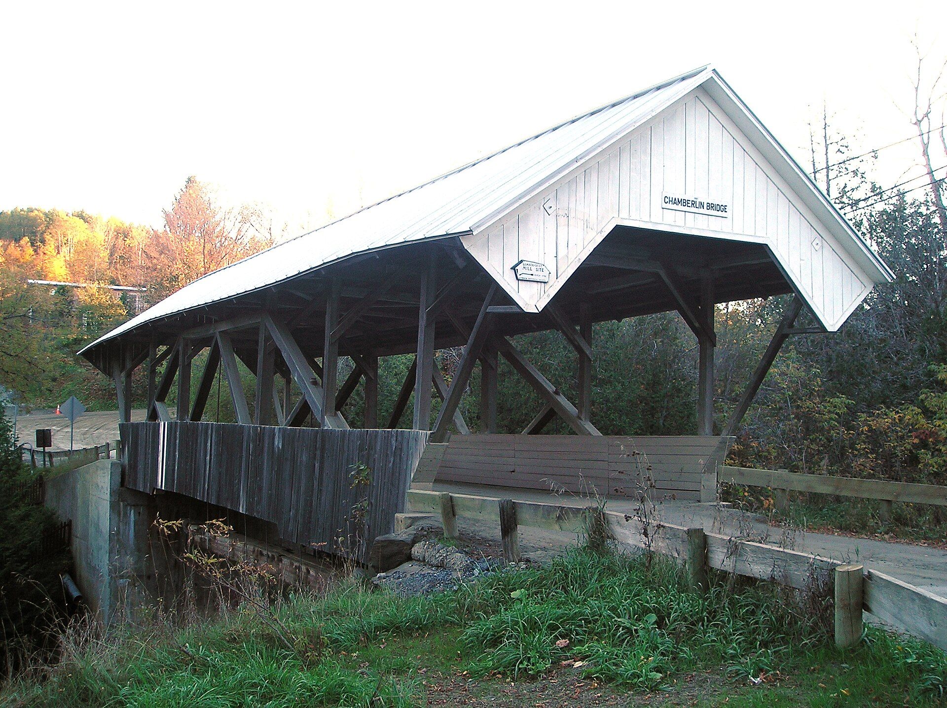 Chamberlin Mill Covered Bridge, Lyndon, Vermont