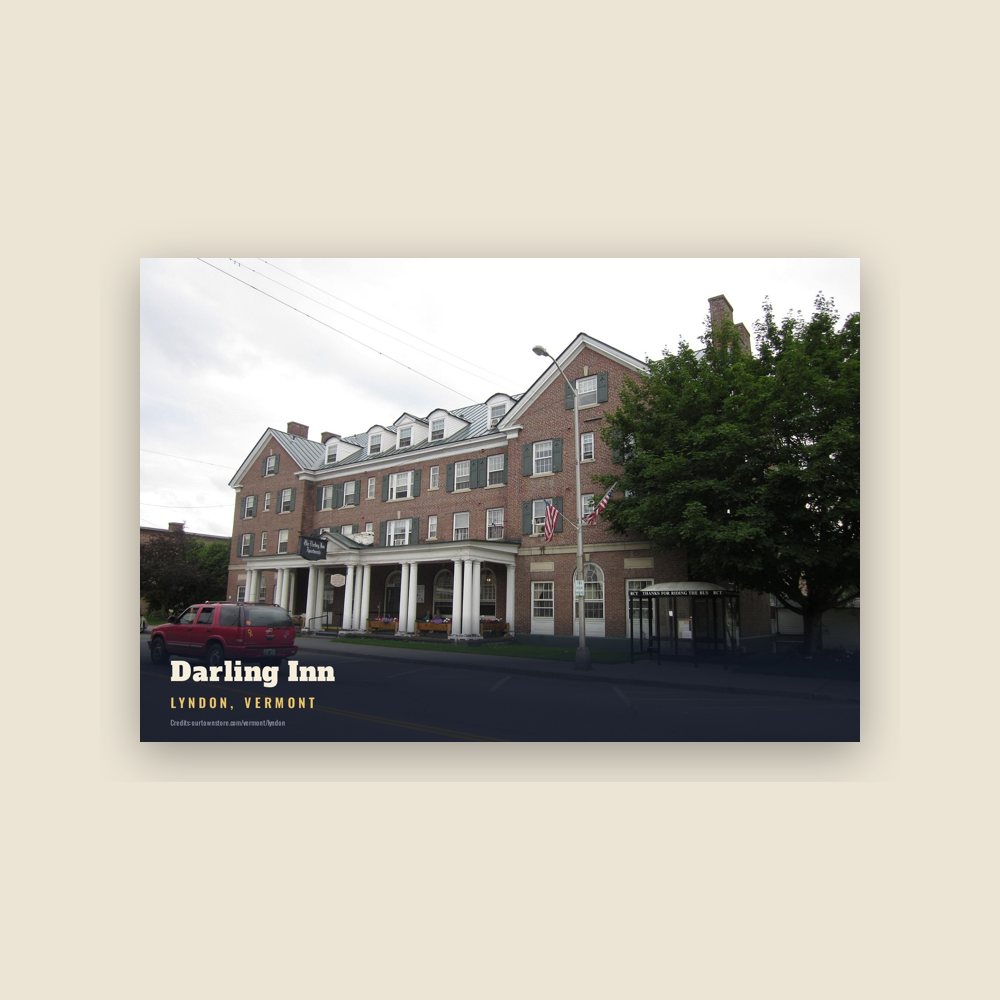 Lyndon Darling Inn Postcard