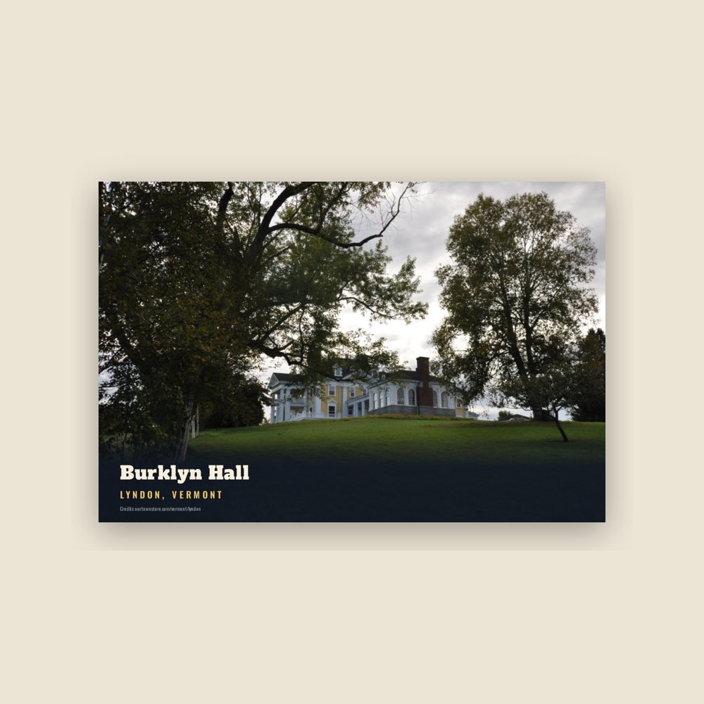 Lyndon Burklyn Hall Postcard