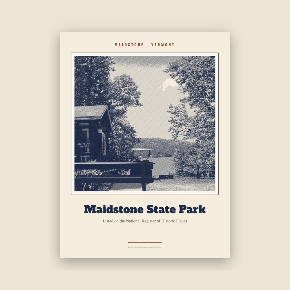 Maidstone Maidstone State Park Landmark Print