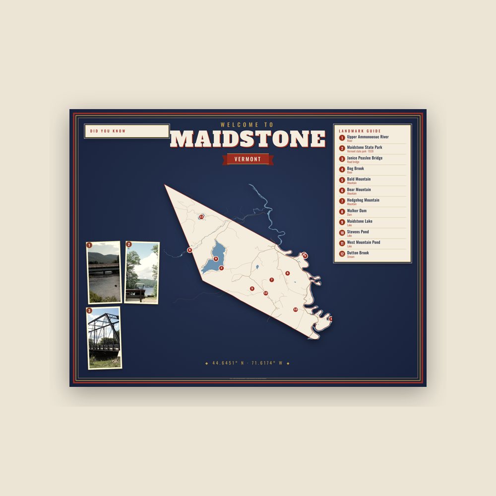 Maidstone Map Placemat