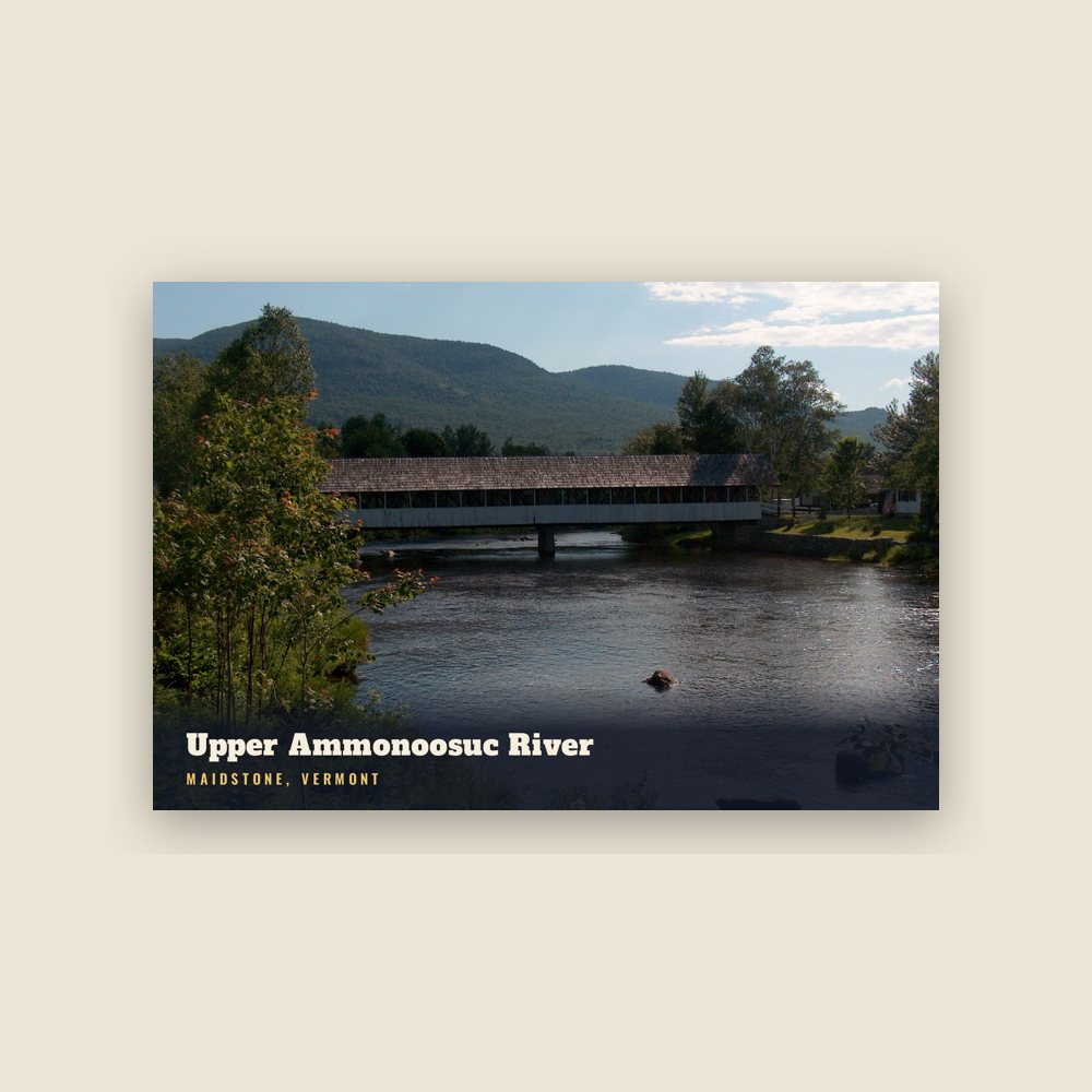 Maidstone Upper Ammonoosuc River Postcard