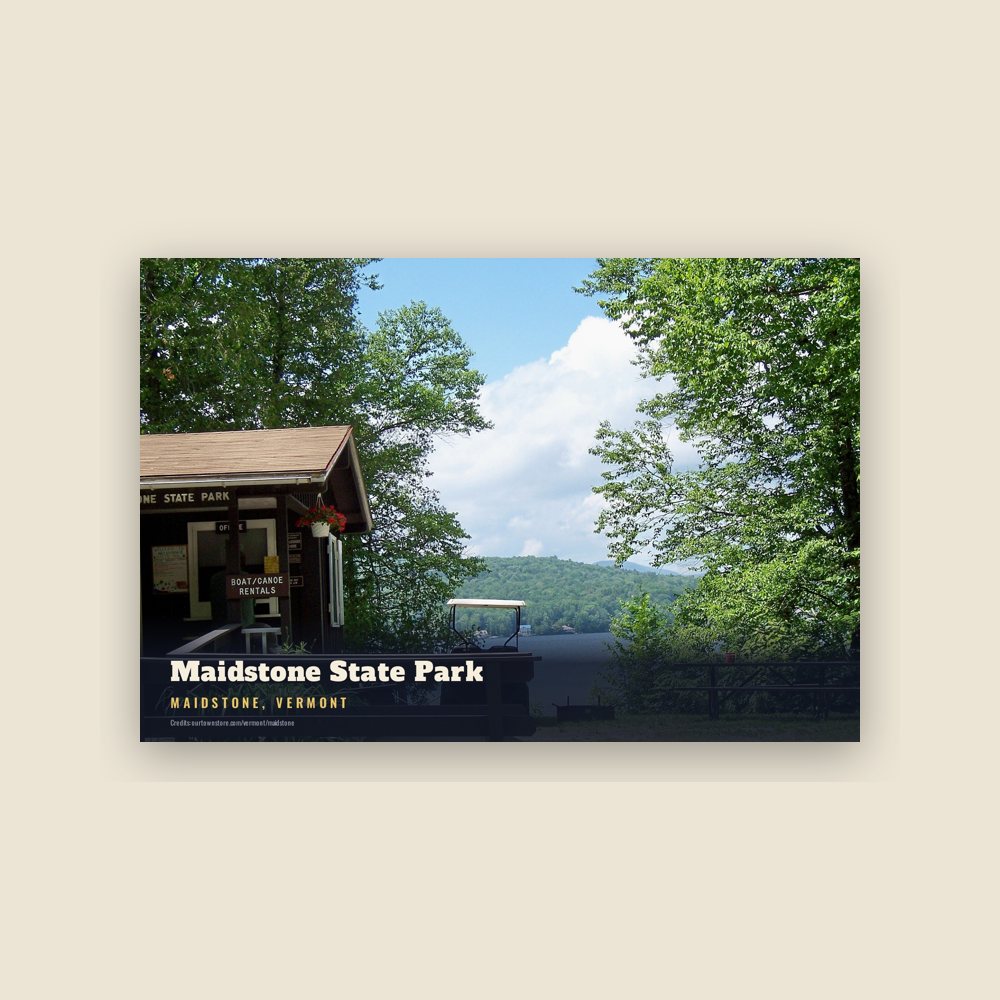 Maidstone Maidstone State Park Postcard
