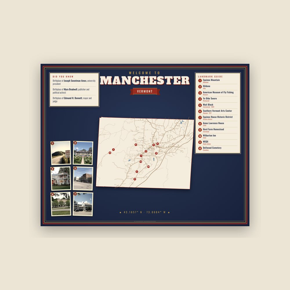 Manchester Map Placemat