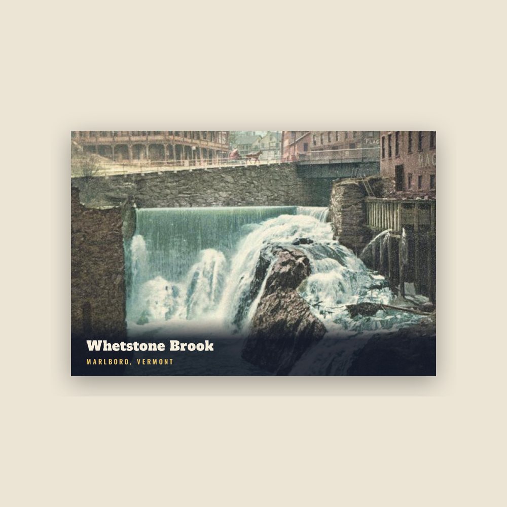 Marlboro Whetstone Brook Postcard