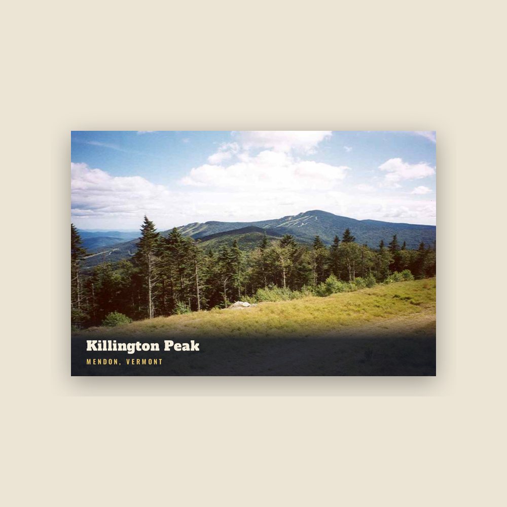 Mendon Killington Peak Postcard
