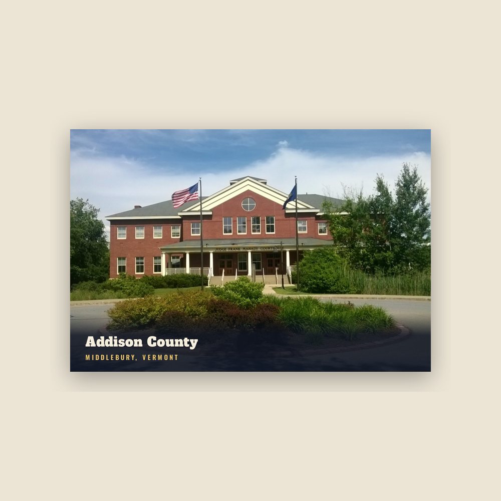 Middlebury Addison County Postcard