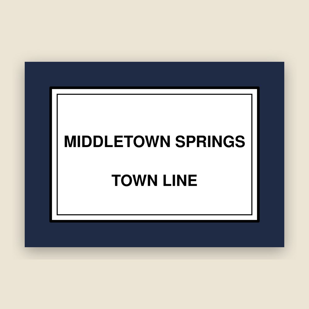 Middletown Springs Cork Coaster